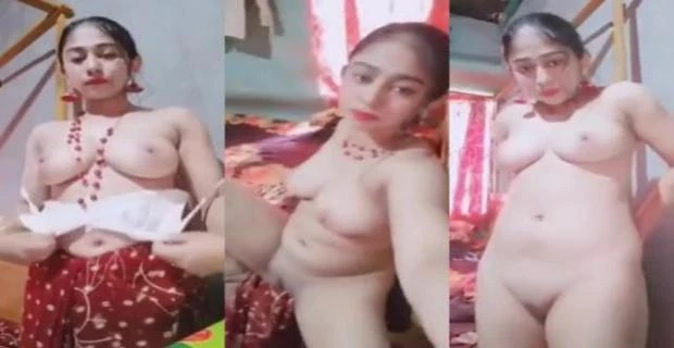 हॉट भाभी बिग बूब्स और चूत दिखाती है साड़ी उतारकर नंगी एमएमएस वीडियो