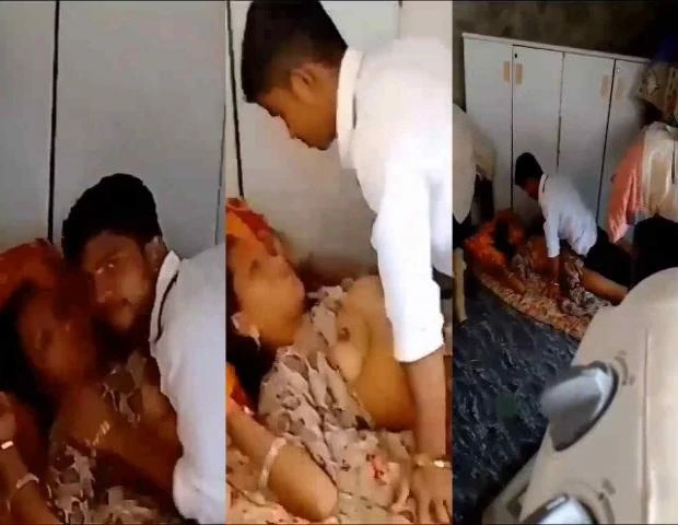 भतीजे ने चाची को चोदा और चाचा ने देखकर रिकॉर्ड किया वीडियो