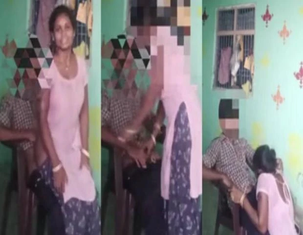 हरामी देहाती मालिक ने अपने बेटे और नौकरानी का सेक्स करवाया क्लिप वीडियो