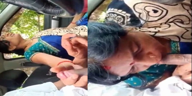नौकरानी से लंड चूसवाया गारी मे घर छोड़ने के बहाने वीडियो